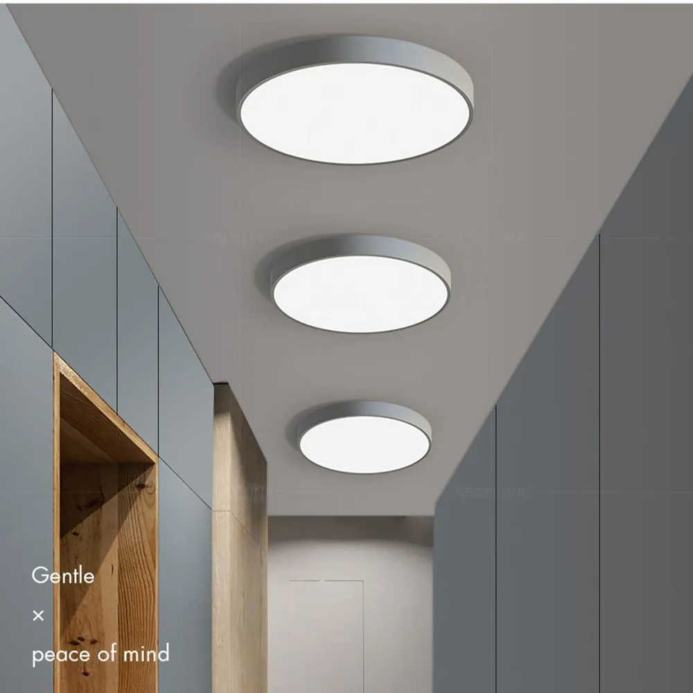 Modern Round LED Flush Mount Ceiling Light