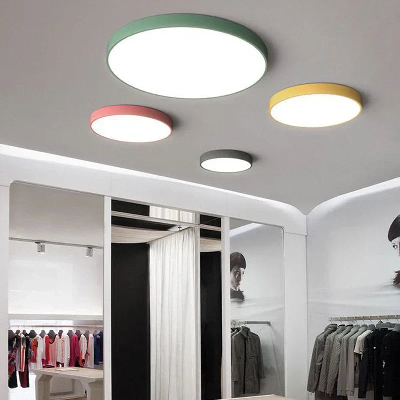 Modern Round LED Flush Mount Ceiling Light
