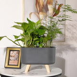 Modern Self Watering Flower Pot Raised Legs