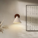 Modern Travertine Cone Wall Sconce Light