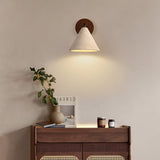 Modern Travertine Cone Wall Sconce Light