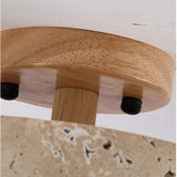 Modern Travertine Round LED Ceiling Light