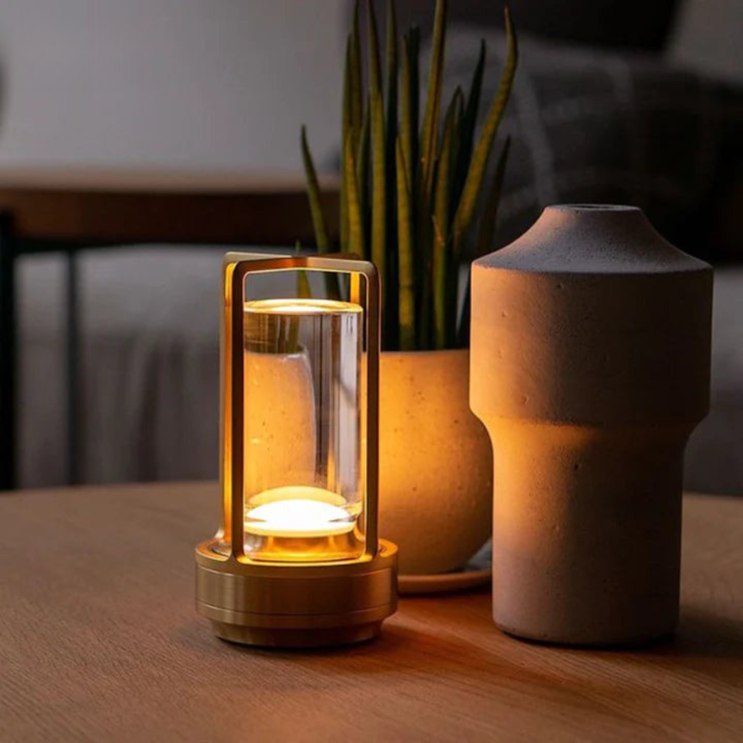 Modern Wireless Cylinder LED Table Lamp