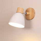 Modern Wooden Cone Wall Sconce Fixture