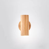 Modern Wooden Cylinder LED Wall Light