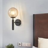 Nordic Brass Glass Globe Wall Sconce