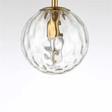 Nordic Brass Glass Globe Wall Sconce