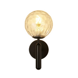 Nordic Brass Glass Globe Wall Sconce