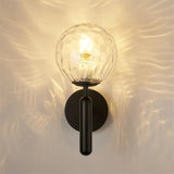 Nordic Brass Glass Globe Wall Sconce