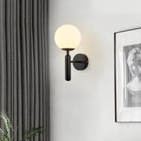 Nordic Brass Glass Globe Wall Sconce