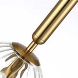 Nordic Brass Glass Globe Wall Sconce