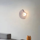 Nordic Curved Glass LED Wall Sconce