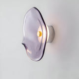 Nordic Curved Glass LED Wall Sconce