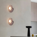 Nordic Curved Glass LED Wall Sconce