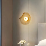 Nordic Curved Glass LED Wall Sconce