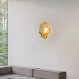 Nordic Curved Glass LED Wall Sconce