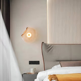 Nordic Curved Glass LED Wall Sconce