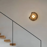 Nordic Curved Glass LED Wall Sconce