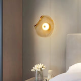 Nordic Curved Glass LED Wall Sconce