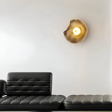 Nordic Curved Glass LED Wall Sconce