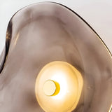 Nordic Curved Glass LED Wall Sconce