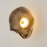 Nordic Curved Glass LED Wall Sconce