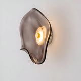 Nordic Curved Glass LED Wall Sconce