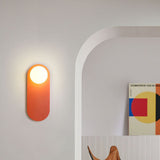 Nordic Glass Globe Wall Light with Iron