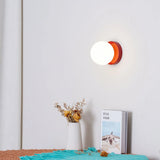 Nordic Glass Globe Wall Sconce with LED