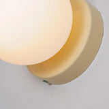 Nordic Glass Globe Wall Sconce with LED