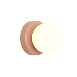 Nordic Glass Globe Wall Sconce with LED