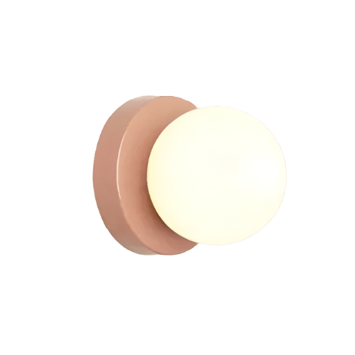Nordic Glass Globe Wall Sconce with LED