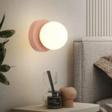 Nordic Glass Globe Wall Sconce with LED