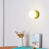 Nordic Glass Globe Wall Sconce with LED