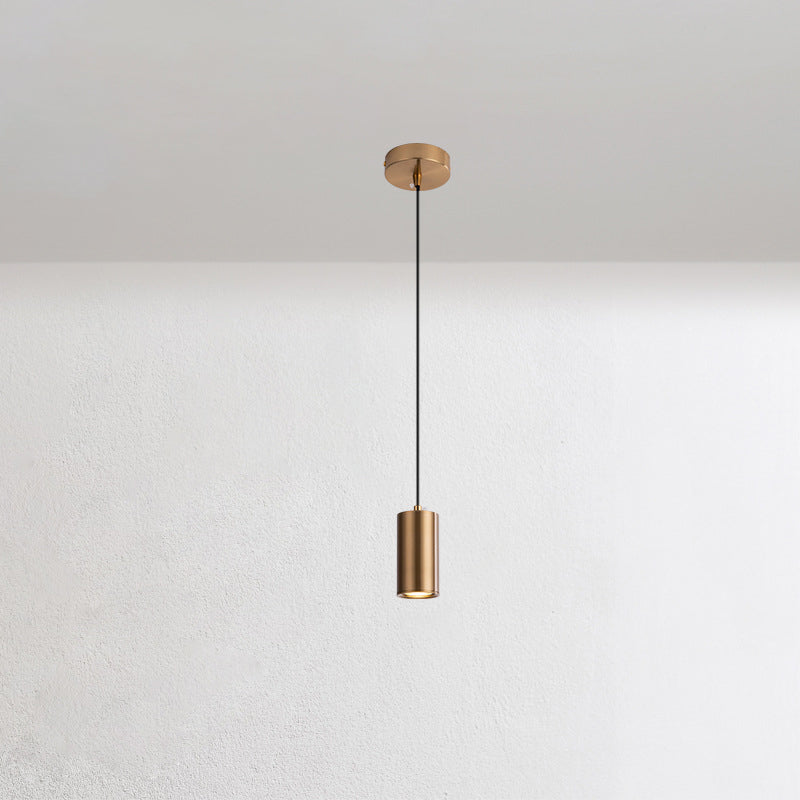 Nordic Iron Column Pendant Light LED