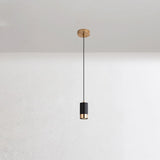 Nordic Iron Column Pendant Light LED