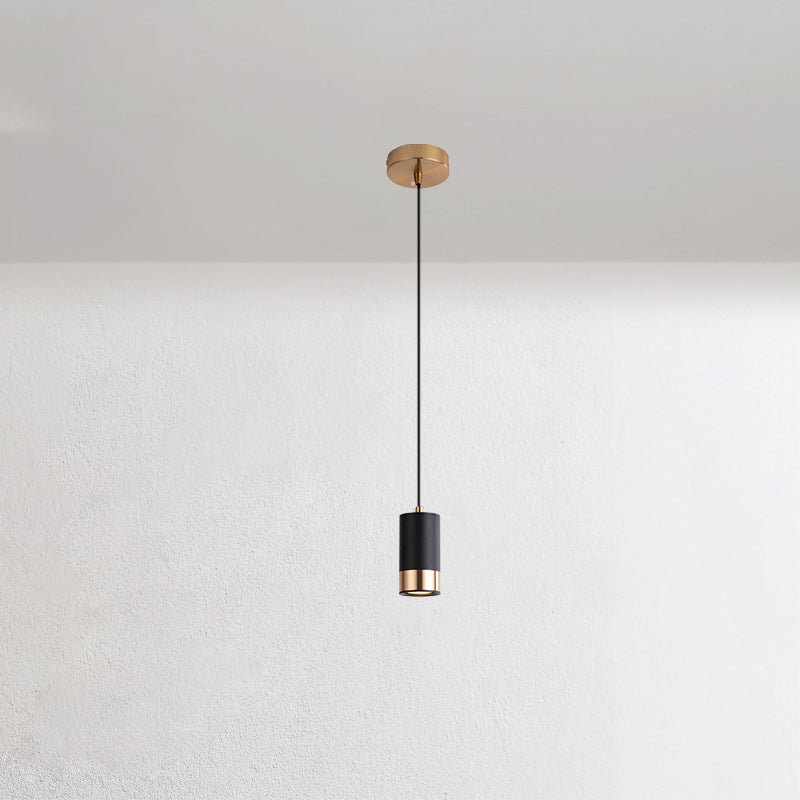 Nordic Iron Column Pendant Light LED
