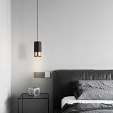 Nordic Iron Column Pendant Light LED