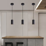Nordic Iron Column Pendant Light LED