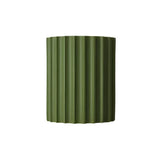 Nordic Resin Ribbed Wall Sconce with LED Lamp