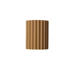Nordic Resin Ribbed Wall Sconce with LED Lamp