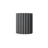 Nordic Resin Ribbed Wall Sconce with LED Lamp
