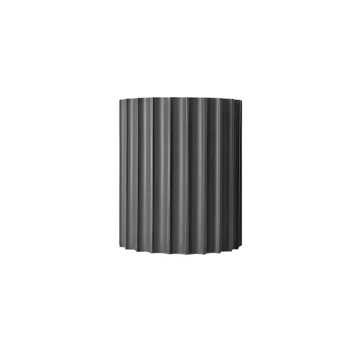 Nordic Resin Ribbed Wall Sconce with LED Lamp