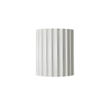 Nordic Resin Ribbed Wall Sconce with LED Lamp