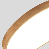 Nordic Solid Wood Ultra Thin LED Ceiling