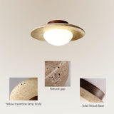 Nordic Travertine Round LED Ceiling Light