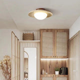 Nordic Travertine Round LED Ceiling Light