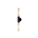 Nordic Water Ripple Glass Brass Wall Sconce