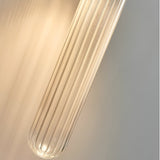 Nordic Water Ripple Glass Brass Wall Sconce