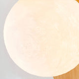 Nordic Wood Globe Wall Sconce with LED